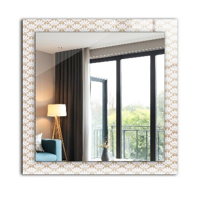 Spiegel mit ornamenten Spiegel mit ornamenten Geometrisches Muster Blume
