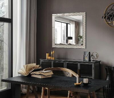 Spiegel mit ornamenten Spiegel mit ornamenten Geometrisches Muster Blume