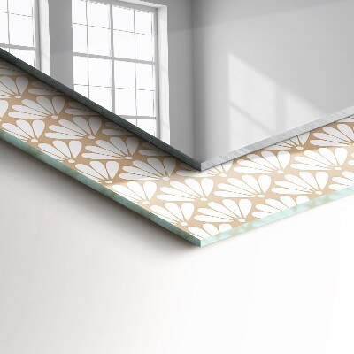 Spiegel mit ornamenten Spiegel mit ornamenten Geometrisches Muster Blume