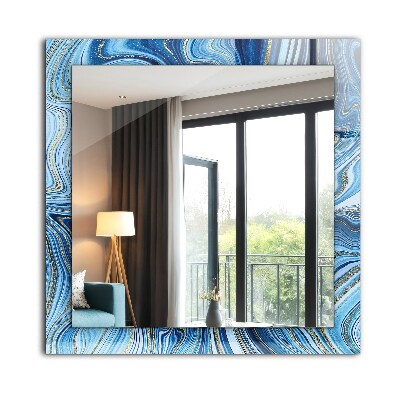 Spiegel ornament Spiegel ornament Abstraktes blaues Muster