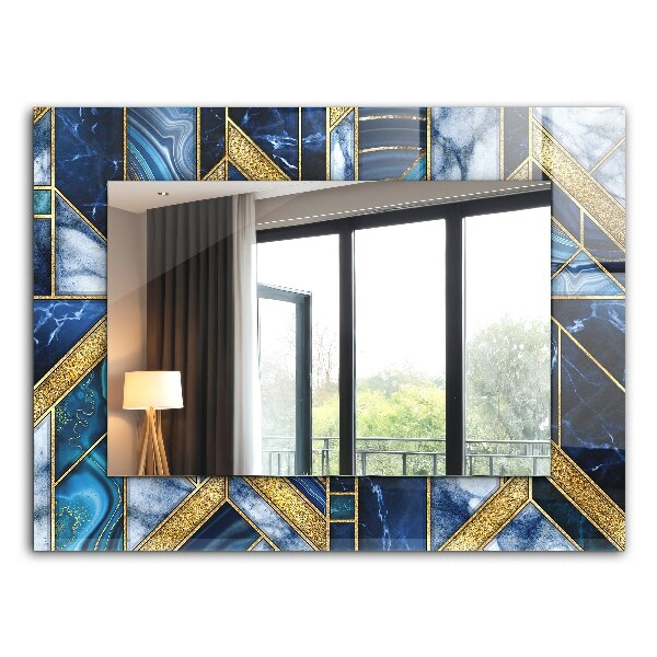 Bedruckte spiegel Bedruckte spiegel Abstraktes geometrisches Mosaik