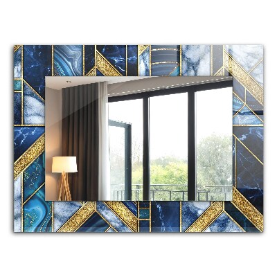 Bedruckte spiegel Bedruckte spiegel Abstraktes geometrisches Mosaik