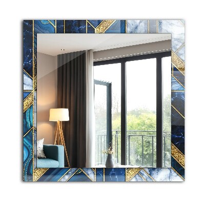Bedruckte spiegel Bedruckte spiegel Abstraktes geometrisches Mosaik