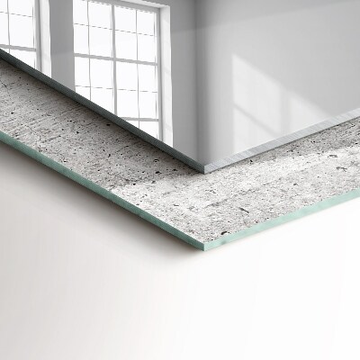 Spiegel mit aufdruck Spiegel mit aufdruck Betonwand-Textur