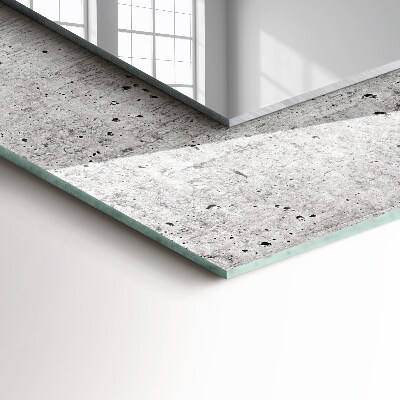 Spiegel mit aufdruck Spiegel mit aufdruck Betonwand-Textur