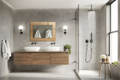 Spiegel mit ornamenten Spiegel mit ornamenten Holz mit Textur