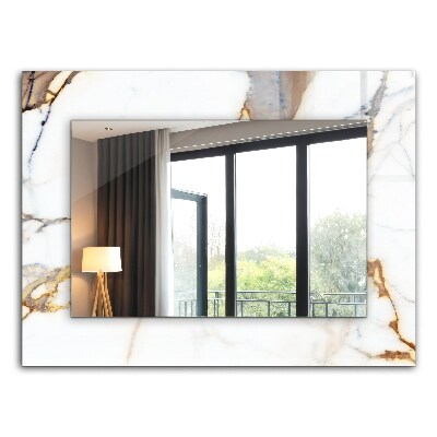 Spiegel mit motivdruck Spiegel mit motivdruck Marmor mit Adern