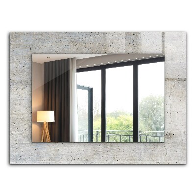 Spiegel mit ornamenten Spiegel mit ornamenten Rissige Betonwand