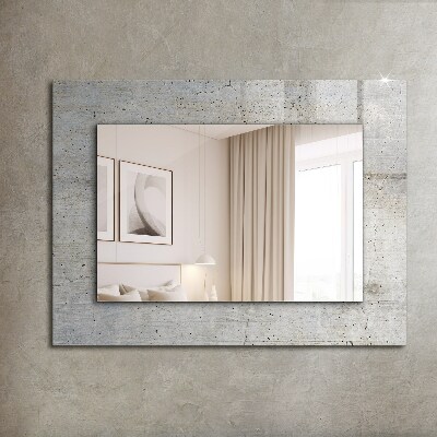 Spiegel mit ornamenten Spiegel mit ornamenten Rissige Betonwand