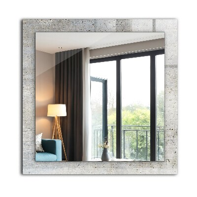 Spiegel mit ornamenten Spiegel mit ornamenten Rissige Betonwand