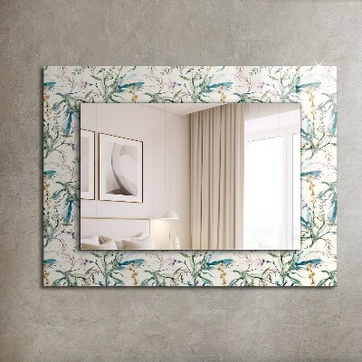 Spiegel mit motivdruck Spiegel mit motivdruck Florales Aquarellmuster