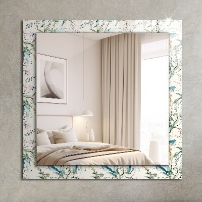 Spiegel mit motivdruck Spiegel mit motivdruck Florales Aquarellmuster