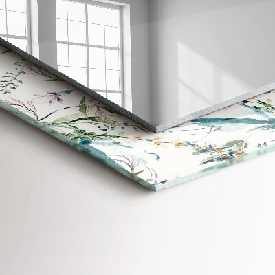Spiegel mit motivdruck Spiegel mit motivdruck Florales Aquarellmuster