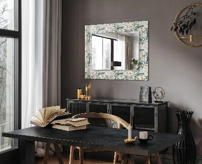 Spiegel mit motivdruck Spiegel mit motivdruck Florales Aquarellmuster