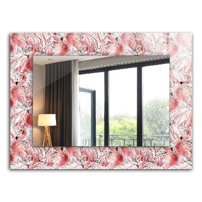 Spiegel mit ornamenten Spiegel mit ornamenten Rosa Flamingos