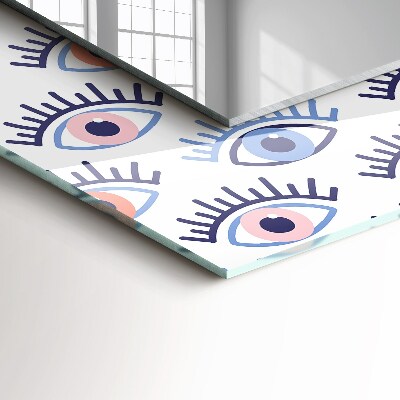 Spiegel mit motivdruck Spiegel mit motivdruck Augen-Muster