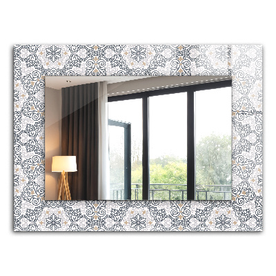 Spiegel mit aufdruck Spiegel mit aufdruck Kachelmuster Ornamente
