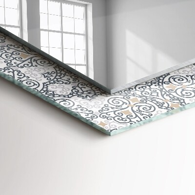 Spiegel mit aufdruck Spiegel mit aufdruck Kachelmuster Ornamente