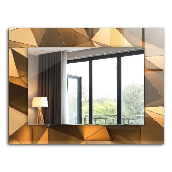 Spiegel ornamente Spiegel ornamente Goldene geometrische Muster
