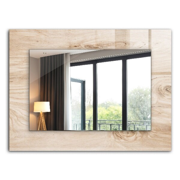 Bedruckte spiegel Bedruckte spiegel Holz mit Ästen
