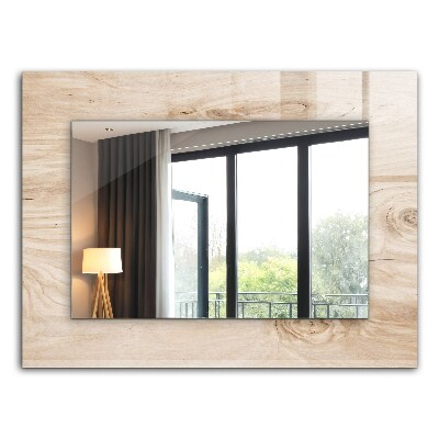 Bedruckte spiegel Bedruckte spiegel Holz mit Ästen