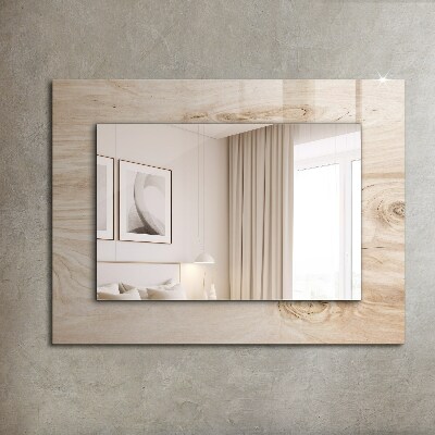 Bedruckte spiegel Bedruckte spiegel Holz mit Ästen