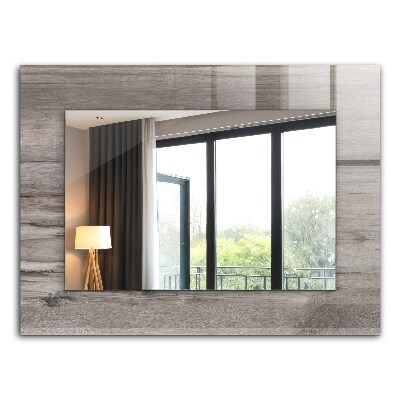 Spiegel mit motivdruck Spiegel mit motivdruck Holzbrett-Textur