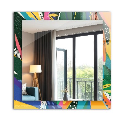 Spiegel ornamente Spiegel ornamente Buntes abstraktes Muster