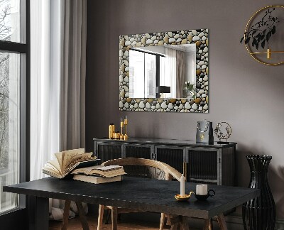 Bedruckte spiegel Bedruckte spiegel Steine Muster Textur