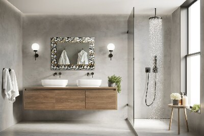 Bedruckte spiegel Bedruckte spiegel Steine Muster Textur