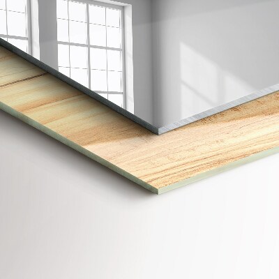 Bedruckter spiegel Bedruckter spiegel Holzmaserung Textur