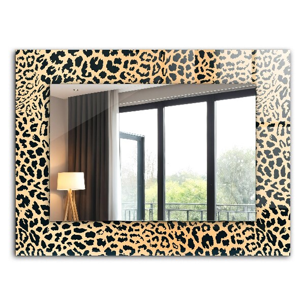Spiegel mit motivdruck Spiegel mit motivdruck Leopardenmuster