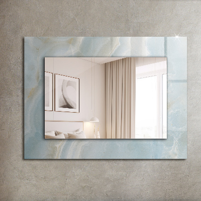 Spiegel ornamente Spiegel ornamente Blauer Onyx-Marmor