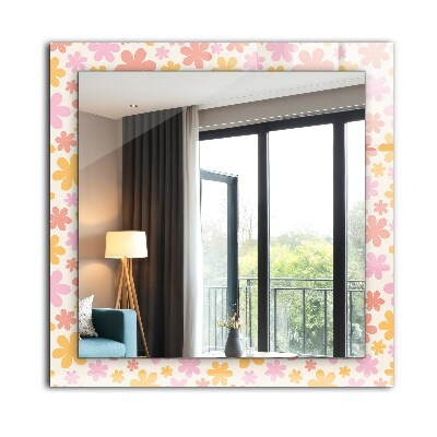 Spiegel mit aufdruck Spiegel mit aufdruck Florales Muster