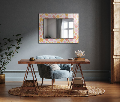 Spiegel mit aufdruck Spiegel mit aufdruck Florales Muster
