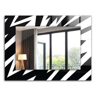 Spiegel ornamente Spiegel ornamente Schwarz-weiß Geometrisch
