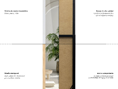 Ganzkörperspiegel in weißem Rahmen 36x156 cm