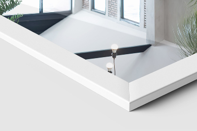 Ganzkörperspiegel in weißem Rahmen 36x156 cm