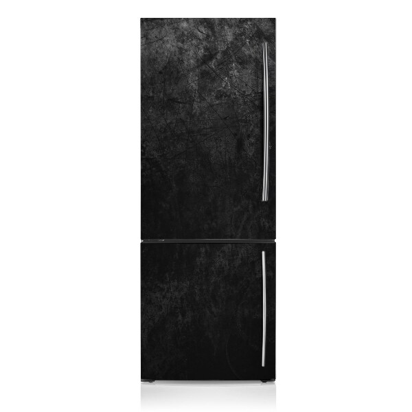 Magnetischer kühlschrank-aufkleber Schwarzer marmor