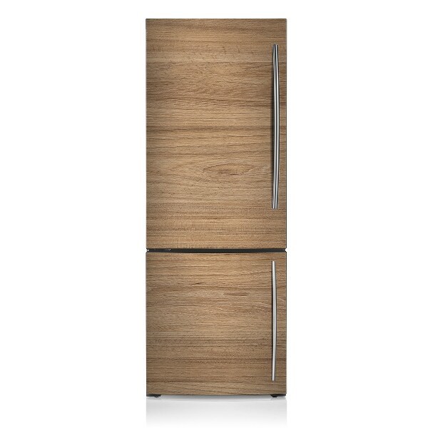 Magnetischer kühlschrank-aufkleber Hölzerne braune bretter