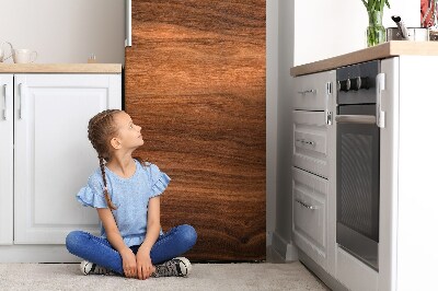 Magnetischer kühlschrank-aufkleber Holz