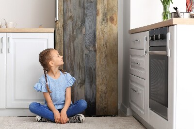 Magnetischer kühlschrank-aufkleber Brown bretter