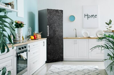 Magnetischer kühlschrank-aufkleber Schwarzer beton