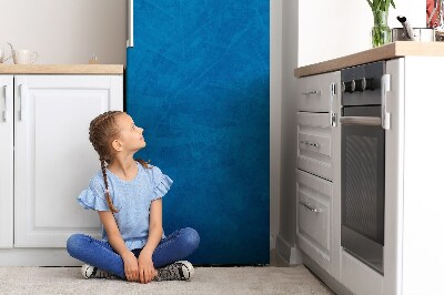 Magnetischer kühlschrank-aufkleber Blauer hintergrund