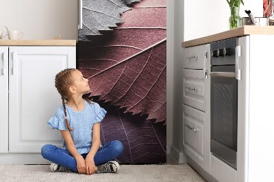 Magnetischer kühlschrank-aufkleber Farbenfrohe blätter