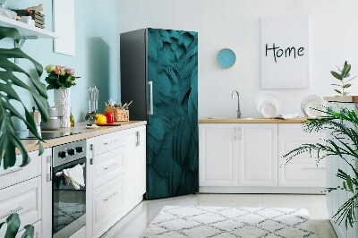 Kühlschrank aufkleber Blaue federn