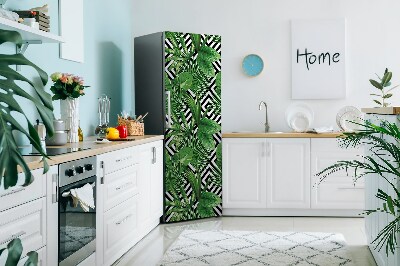 Kühlschrank magnet folie Geometrische blätter