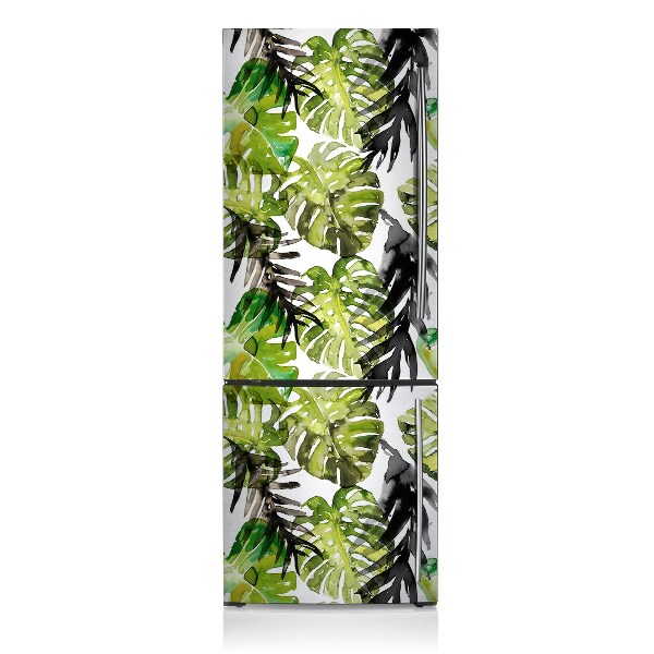 Kühlschrank aufkleber Aquarellblätter