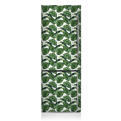 Kühlschrank aufkleber Monstera