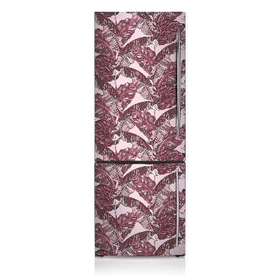 Kühlschrank magnet folie Rosa palme